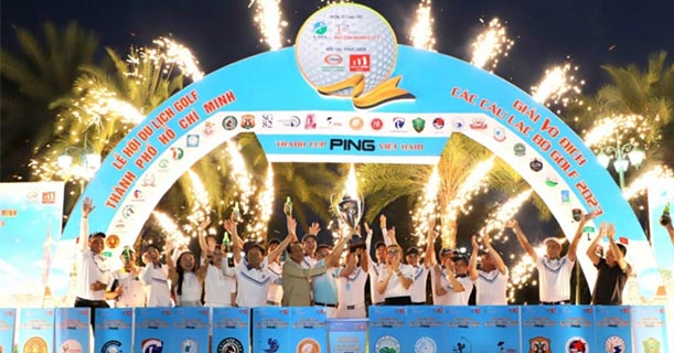 CLB Golf Hà Tĩnh miền Nam thắng giải Vô địch các CLB Golf 2023 tranh Cup PING Việt Nam