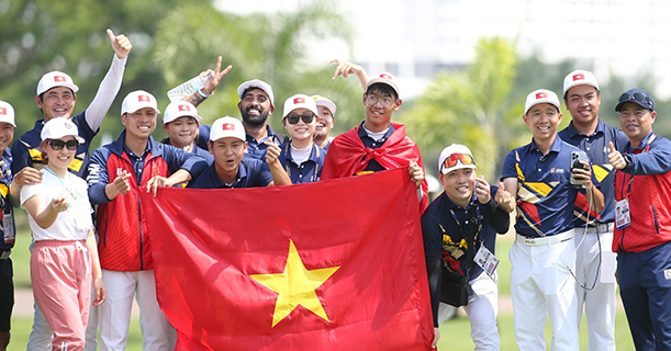 LÊ KHÁNH HƯNG ĐOẠT HUY CHƯƠNG VÀNG GOLF SEA GAMES 32