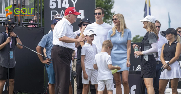 DONALD TRUMP ĐẾN THĂM SÂN ĐĂNG CAI LIV GOLF 2023